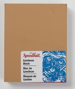 img 1 attached to Speedball Premium Mounted Linoleum Block