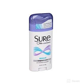 img 1 attached to 🌿 Stay Fresh all Day with Sure Solid Deodorant - Regular Scent!