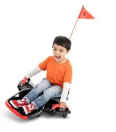 rollplay nighthawk bolt 12 volt ride on toy for ages 4-8 with compact design for easy storage, side handlebars for steering, and a top forward speed of 4 mph, black логотип