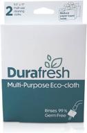 🌳 durafresh eco cloth – versatile cleaning cloth made with wood fiber to effortlessly rinse off food and odor-causing particles (2-pack) logo