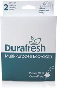 img 4 attached to 🌳 Durafresh Eco Cloth – Versatile Cleaning Cloth made with Wood Fiber to Effortlessly Rinse Off Food and Odor-Causing Particles (2-Pack)