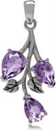 2 28ct natural amethyst sterling pendant логотип