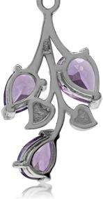 img 2 attached to 2 28Ct Natural Amethyst Sterling Pendant