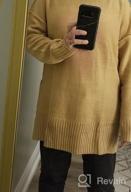 img 1 attached to Stay Stylish & Comfy With YIBOCK Women'S Loose Knit Pullover Sweater Jumper Tops review by Kyle Hong