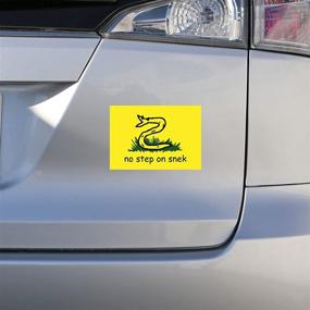 img 1 attached to 🐍 No Step on Snek Decal (5 Inch) - Top Choice for Car and Laptop Decoration