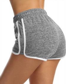 img 3 attached to Flexible Performance: Women'S Dolphin Shorts For Running, Yoga, Gym And Workout