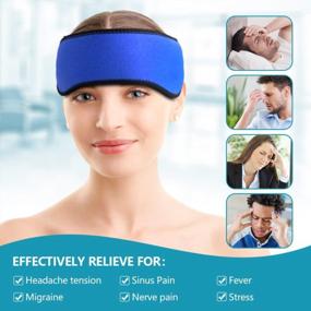 img 3 attached to 29.5"X 3.5" Hilph Migraine Ice Wrap Headache Relief - Cold Therapy For Tension, Occipital Neuralgia & More!