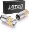 luyed super bright 1157 2057 2357 7528 bay15d led bulbs w/ projector - perfect for turn signal lights (amber) logo