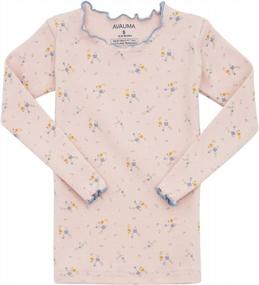img 3 attached to AVAUMA Baby Boy Girl Pajama Set 6M-7T Kids Cute Toddler Snug Fit Flower Pattern Design Cotton Sleepwear Ruffled Shirring PJs