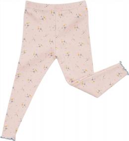 img 2 attached to Пижамный комплект AVAUMA для маленьких мальчиков и девочек, От 6 месяцев до 7 лет, милые детские облегающие детские пижамы с цветочным узором, хлопковая пижама с оборками, пижамы со сборками