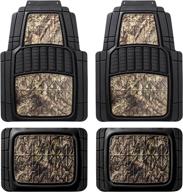 mossy oak camo trimmable floor logo