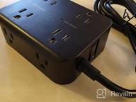 img 1 attached to Keep Your Home Safe With Our 8-Outlet Power Strip Surge Protector With 4 USB Ports And Overload Protection review by Chad Myers