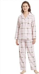img 1 attached to Stay Cozy In Style: Heartnice Women'S Flannel Pajama Set With Pockets