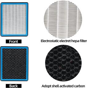 img 2 attached to 🚗 High-Quality Cabin Air Filter Replacement FL3Z19N619A with Nutshell Activated Carbon for Ford Expedition/F-150/F-250/F-350/F-450/F-550 Super Duty & Lincoln Navigator 2018-2020