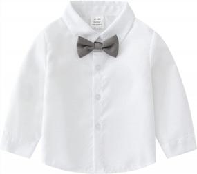 img 1 attached to Infant Boys Formal Wear Suits