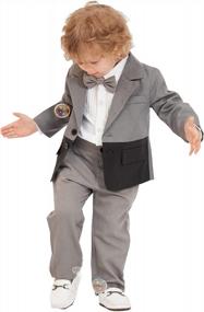 img 4 attached to Infant Boys Formal Wear Suits