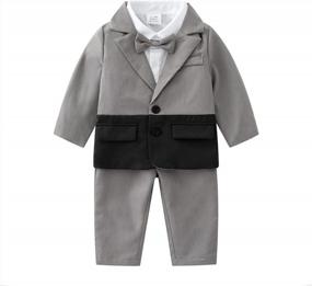 img 3 attached to Infant Boys Formal Wear Suits