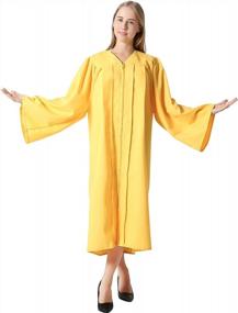 img 4 attached to Unisex Matte Choir Robes: Shop IvyRobes For Adults