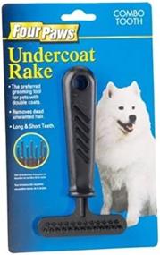 img 1 attached to 🐾 Efficient Four Paws Dog Grooming Under Coat Rake: Reduce Shedding and Tangles