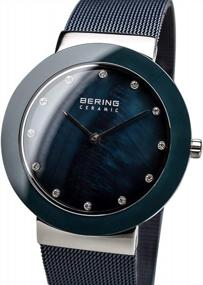 img 3 attached to Minimalistic Danish Design: BERING Time Women'S Slim Watch With Scratch-Resistant Sapphire Crystal And Stainless Steel Strap