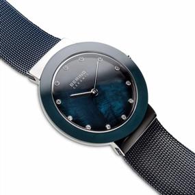 img 1 attached to Minimalistic Danish Design: BERING Time Women'S Slim Watch With Scratch-Resistant Sapphire Crystal And Stainless Steel Strap