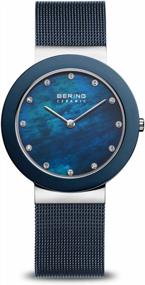 img 4 attached to Minimalistic Danish Design: BERING Time Women'S Slim Watch With Scratch-Resistant Sapphire Crystal And Stainless Steel Strap