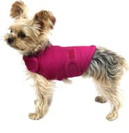 🐾 cattamao comfort dog anxiety relief coat, calming vest wrap for thunderstorm, travel, fireworks, vet visits, separation - xs small medium large xl dog sizes (x-small - pack of 1, rose) логотип