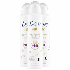 img 4 attached to Dove Anti-Perspirant Aerosol Clear Finish 3.8 Oz, Pack Of 3 (Packaging May Vary)