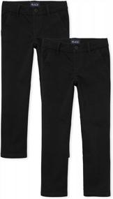 img 3 attached to Stylish And Comfortable: Shop The Children'S Place Girls' Skinny Chino Pants