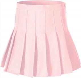 img 4 attached to Girl'S Short Pleated School Tennis Scooter Skirts For Teen Girls - Beautifulfashionlife