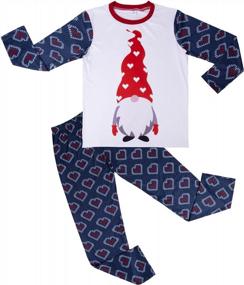 img 4 attached to Babygoal Christmas Pajamas For Family, Christmas Matching Pjs Sleepwear Set For Couples,Women And Men