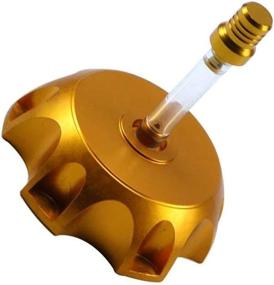 img 4 attached to TDPRO CNC Aluminum Gas Fuel Tank Cover Cap With Breather Valve For 50Cc 70Cc 90Cc 110Cc 125Cc 140Cc 150Cc 160Cc Pit Dirt Motor Bike (Gold)