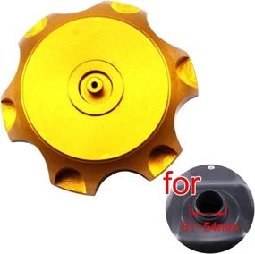 img 3 attached to TDPRO CNC Aluminum Gas Fuel Tank Cover Cap With Breather Valve For 50Cc 70Cc 90Cc 110Cc 125Cc 140Cc 150Cc 160Cc Pit Dirt Motor Bike (Gold)