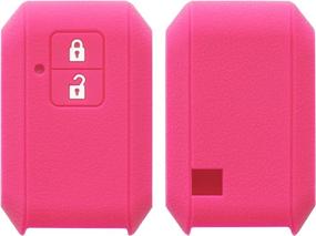 img 4 attached to Kwmobile Key Cover Compatible With Suzuki - Dark Pink