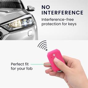 img 2 attached to Kwmobile Key Cover Compatible With Suzuki - Dark Pink