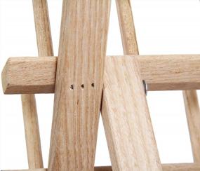 img 3 attached to Прочная деревянная стойка для ниток - вмещает 60 катушек и мини-конусов размера Mini-King для шитья, вышивания, пэчворка и многое другое!