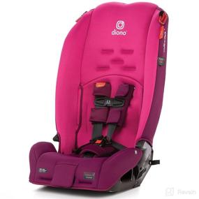 img 4 attached to 🚗 Diono Radian 3R 3-in-1 Convertible Car Seat - Pink Blossom, Rear & Forward Facing - 10 Years Lifespan - Slim Fit for 3 Across