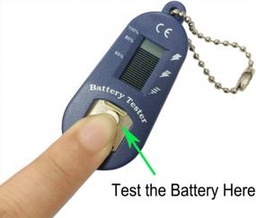 img 2 attached to Blue Hearing Aid Battery Tester And Storage Case For Efficient Battery Management