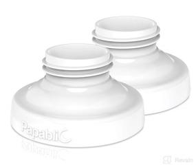 img 4 attached to 🍼 Papablic Direct Pump Bottle Adapter: Seamless Compatibility for Medela and Ameda Breastpumps with Comotomo Baby Bottle, 2 Pack