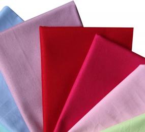 img 1 attached to 14 предварительно вырезанных квадратов для стеганых одеял высшего качества для шитья и рукоделия: комплект хлопчатобумажной ткани Misscrafts