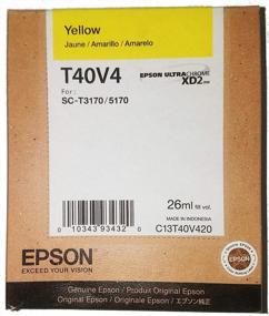 img 1 attached to Epson Ultrachrome XD2 Yellow Standard Capacity Ink Cartridge T40V420 For T40V420 Printers