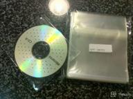 📀 protect & organize: 100 pcs clear cd dvd disc sleeves - non paper (by uniquepacking) логотип