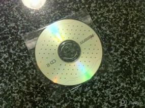 img 1 attached to 📀 Protect & Organize: 100 Pcs Clear CD DVD Disc Sleeves - Non Paper (by UNIQUEPACKING)