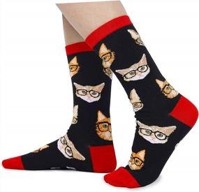 img 3 attached to Novelty Cat Socks Dog Socks For Women Horse Cow Unicorn - Zmart Funny Saying Gifts