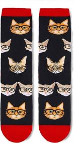 img 1 attached to Novelty Cat Socks Dog Socks For Women Horse Cow Unicorn - Zmart Funny Saying Gifts