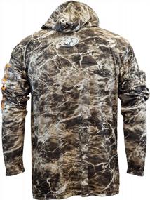img 2 attached to Performance Fishing Tech Hoodie For Men Featuring Staghorn Camo Print