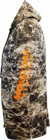 img 3 attached to Performance Fishing Tech Hoodie For Men Featuring Staghorn Camo Print