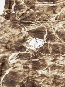 img 1 attached to Performance Fishing Tech Hoodie For Men Featuring Staghorn Camo Print