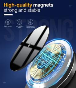 img 3 attached to Magnetic Wireless Charger Compatible Charging Car Electronics & Accessories best: Car Electronics Accessories