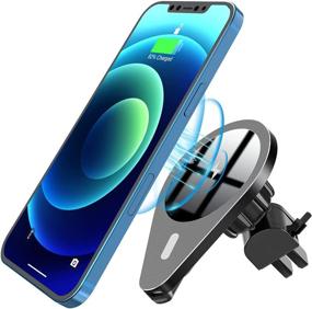 img 4 attached to Magnetic Wireless Charger Compatible Charging Car Electronics & Accessories best: Car Electronics Accessories